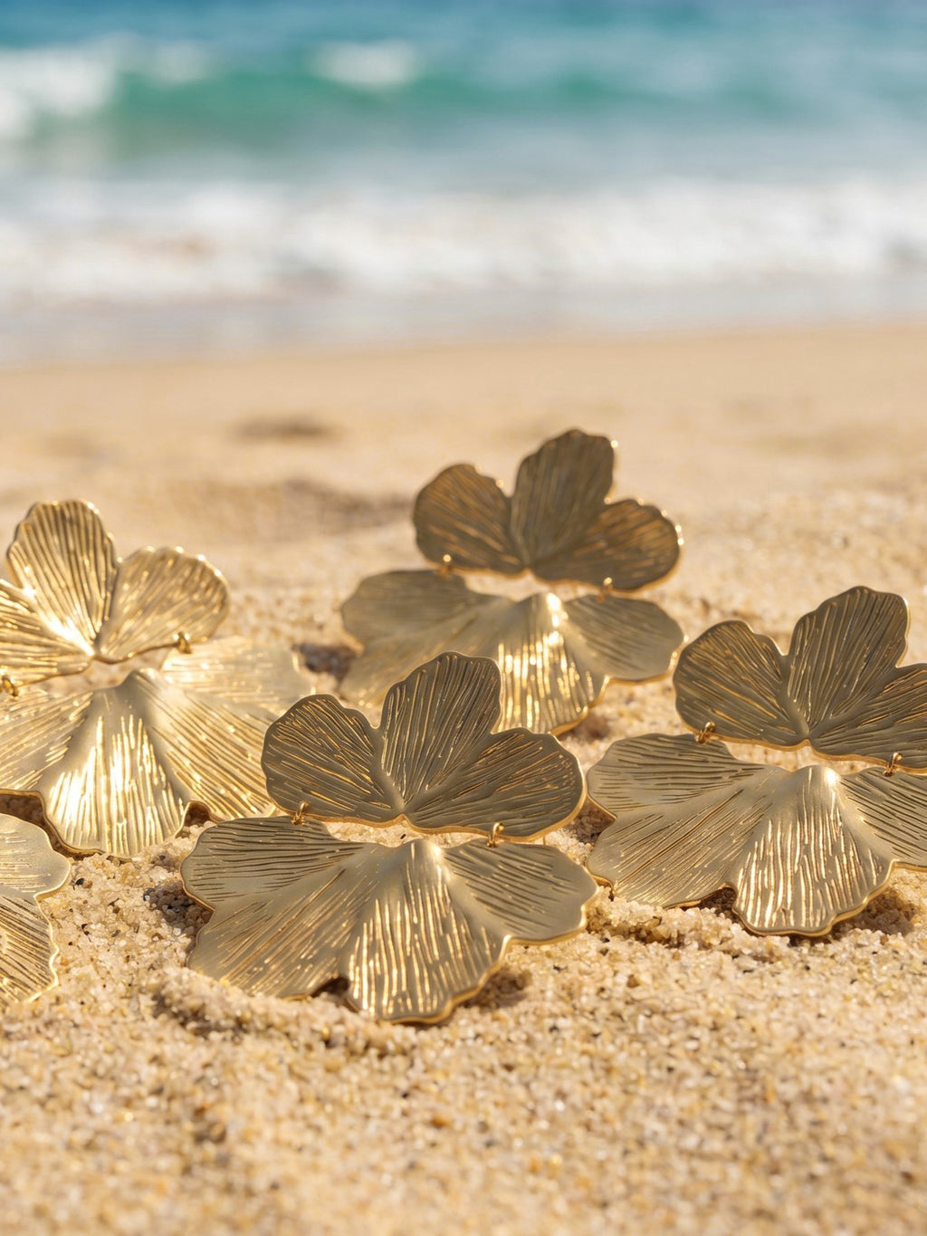 Mariposa gold butterfly earrings that unfold, 316L stainless steel — Crown Crest Jewel